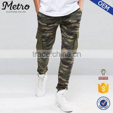 Hot sales stylish jogger camo sweat pants man sport pants