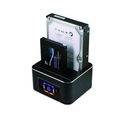 Dual-bay Dual Bay Docking Station Hdd With Clone and Erase