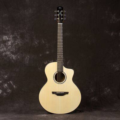 Otis Plywood Guitar Factory OEM 41inch Spruce Wood Guitar M-49 Supplier Folk Acoustic Guitar photo-4