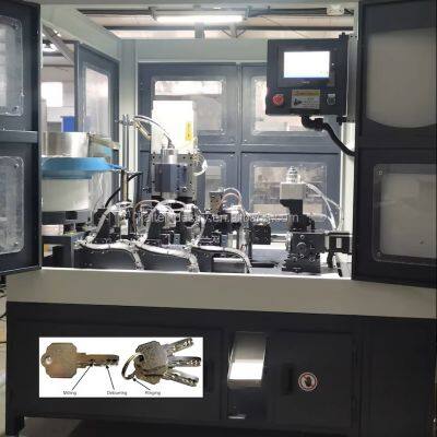 Автоматическая многостанционная фрезерная машина для комбинированной обработки точек и ключей