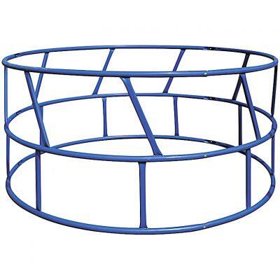 0.75kg Agricultural Heavy Duty Cattle Self Feeder Galvanized or Powder Coated Round Hay Bale Feeder Wild Feeder Horse photo-6