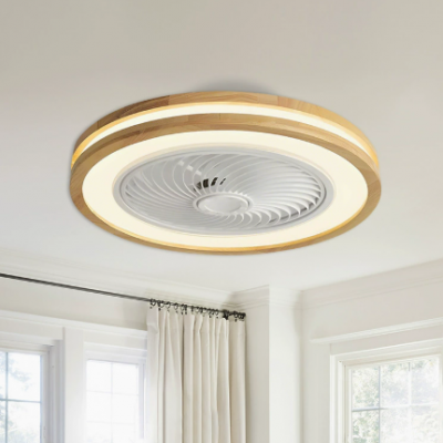 New Bedroom Ceiling Fan Light/modern Minimalist Silent LED Light（Wechat:13510231336）