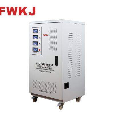 Three Phase 380V 40KVA Automatic Analog Pointer Voltage Stabilizer With Overload Protection photo-3