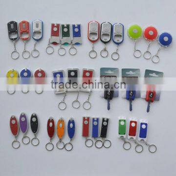 Top Quality Promotion Custom Plastic Keychain,Cheap Custom Keychain,led Keychain Flashlight