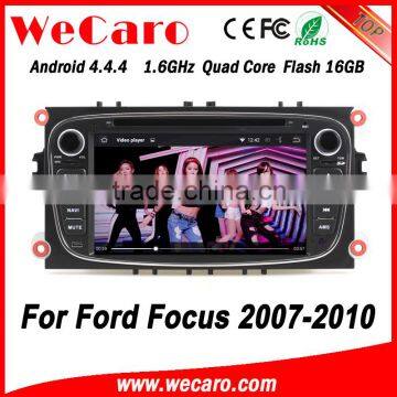 Wecaro WC-FU7608 Android 4.4.4 car dvd player 1024*600 for ford focus car stereo 2007 - 2010 Steering Wheel Control