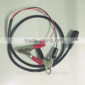 Female DC 5.5x2.1 and 15A Battery Clip and UL 2464 20AWG 80C 300V of UL Wire Harness photo-3