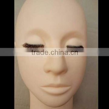 beautiful wholesale cosmetology clear mannequin heads with hair