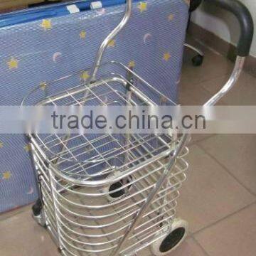 ALUMINUM SHOPPING TROLLEY