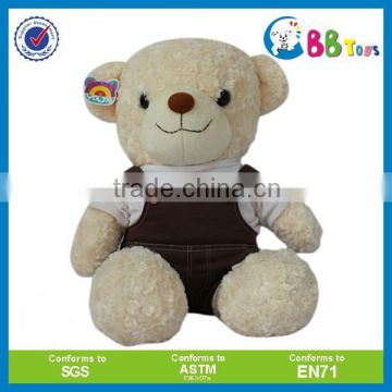 Custom wholesale handmade baby kids stuffed animal toy stuffed toy bear