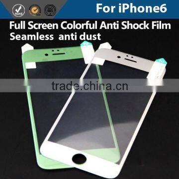 Perfect Fit Full Screen Colorful Anti Shock Screen Protector for Iphone 6 photo-2