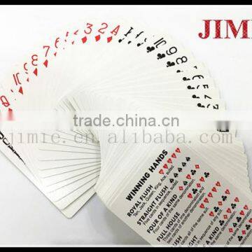 top garde pepar customize playing card,casino custom playing card