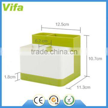 5 Storage Compartments Multifunctional Office Desk Organizer,Desktop Stationery Storage Box Collection photo-6