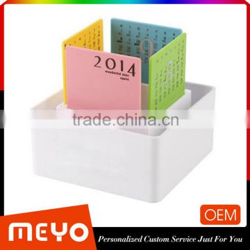 new products 2015 innovative product,promotional 2016 calendar,custom calendar,waterproof calendar,durable calendar pen holder