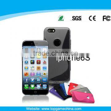 4.7 inch S line Gel soft tpu case for iphone 6 phone accessory