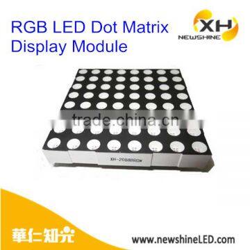 Low Power High Brightness Dot Matrix 8X8 Rgb Led 5mm Diffused