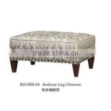 Modern American Country Style Living Set Sectional Skirted Fabric Sofa Ottoman photo-4