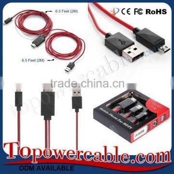 White Hdmi Cable High-Speed Male To Male Hdmi Cables Support Ethernet photo-2