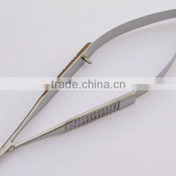 Castroviejo Universal Corneal Scissors curved blunt Ophthalmic eye instrument Best Quality