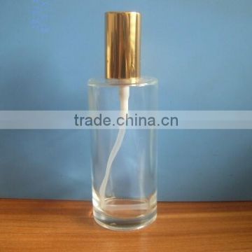 2015 hot sale 100ml perfume glass bottle with pump sprayer