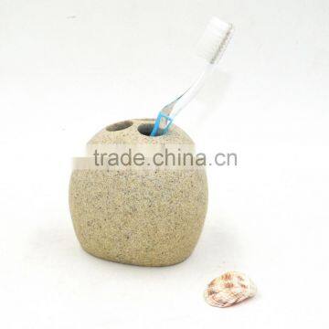 Trilateral Polyresin Sandstone Bathroom Accessories Set for Hotel and Home photo-5