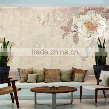 Diamand Art Glass Wall Home Wall , Elegant TV Background Wall Glass photo-2