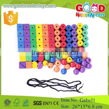 froebel Gabe J1 wooden Gabe lacing beads toys teaching aids for kindergarten                        
                                                Quality Choice