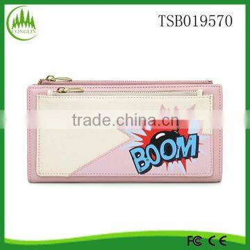 New Product best sellling Yiwu Promotional alibaba China pink purse fashion ladies purse