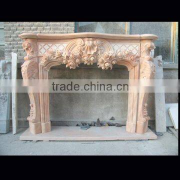 Artworks fireplace stone statue