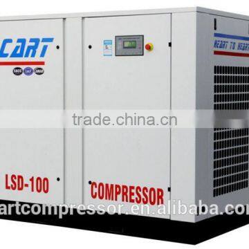 High efficient screw air compressor for sale