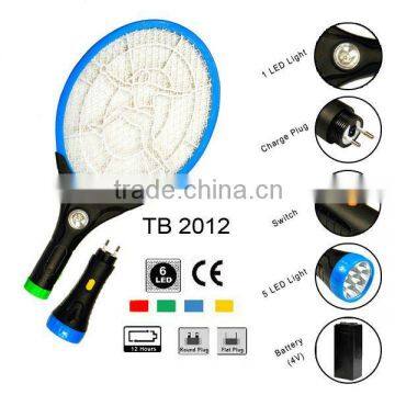 multifunction mosquito swatter 7 LED torch