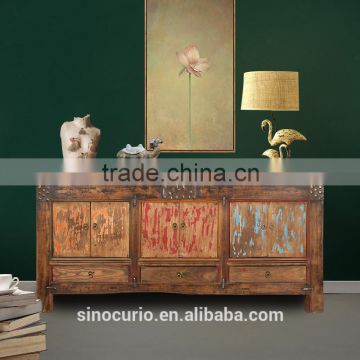 chinese antique natural solid wood bedroom wardrobe cabinet