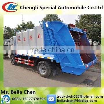 2-3 ton DONGFENG hydraulic garbage compressor truck