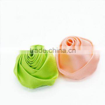 Satin Fabric Rose Flowers-Wholesale - 2 Inch - Satin Flower - Satin Rosette - Rosette -Fabric Flower - Rolled Rosettes - Grab ba photo-2