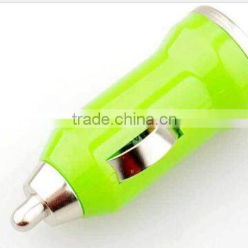 latest hot sale colorful usb car charger for mobile phone for iphone/ipod