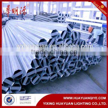 Hot dip galvanized steel electric pole