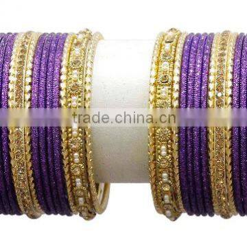 Indian Designer Bollywood Bridal Bangle/Kada Set Wedding Wear For Girl & Women photo-4