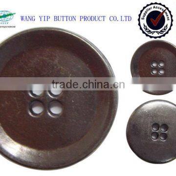 20mm 4 holes big round metal zinc rims button