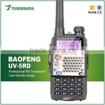 Long Distance BaoFeng UV-5RD Walkie Talkie 5W 128CH UHF + VHF DTMF VOX Dual Band Dual Frequency FM Radio Two Way Radio