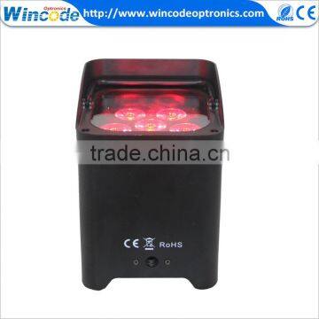 Warranty 1 Year High Capacity 6 in 1 Led Stage Spot Lighting Aluminum PAR6 Wireless Battery Uplight photo-5