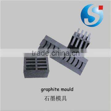 Graphite mould for glass bead making