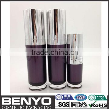 Purple color good quality hot sale acrylic bottle