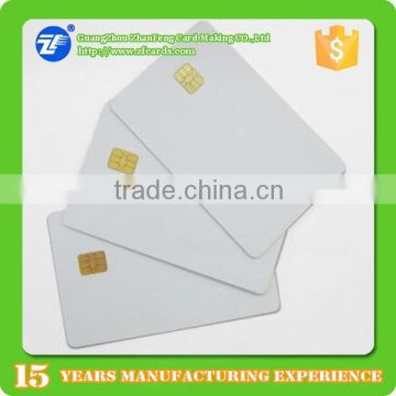 White high quality pvc contact sle4442 chip card