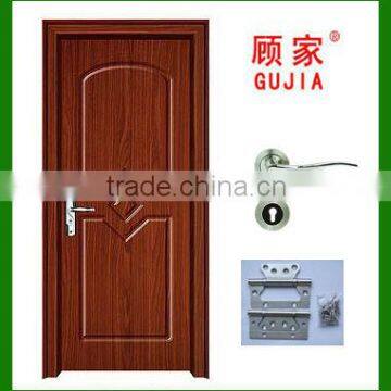 Interior MDF PVC Veneer wooden flush doors
