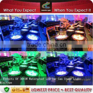 Professional Stage Light RGBW 4in1 36x3w LED Par Light on promotion