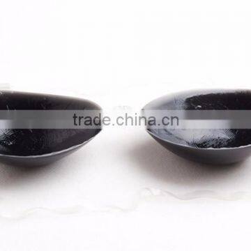 OEM Customized Low Price Adhesive Silicone Black Bra Cup With Strap photo-4