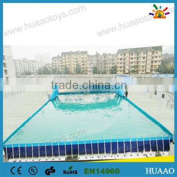 Above ground steel pool