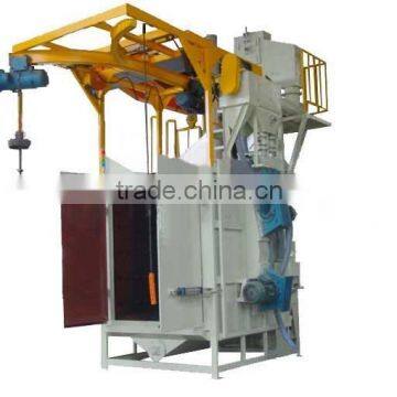 Double Hook Hanger Hoisting Type Sand Blasting Machinery/Wheel Blasting Machine photo-6