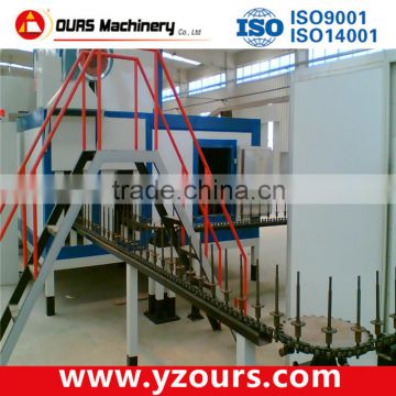 Easy-operated horizontal metal plate chain conveyor