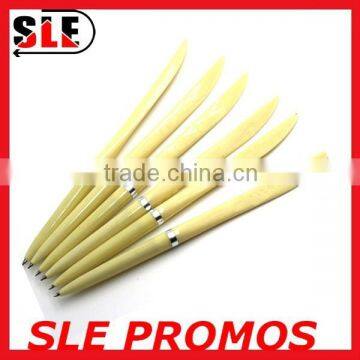 Hotel Pen Promotional Plastic Ball Pen Knife Shape Pen