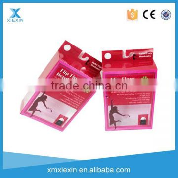 2015 new custom plastic pvc boxes with hang hole